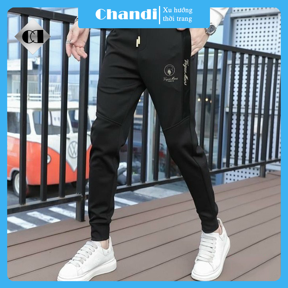 Quần Jogger Nam thể thao túi hộp thương hiệu Chandi, chất kaki dày dặn bo chân xu hướng mới nhất hiện nay CT2