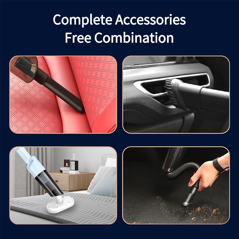 Máy hút bụi cầm tay, ô tô, nhà Wireless Vacuum Cleaner SWEEP POWER HEPA