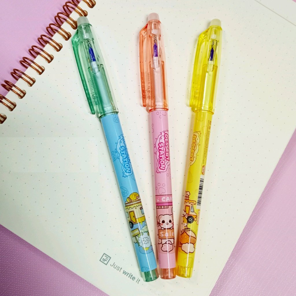 Hộp 12 Bút gel xóa được M&amp;G AKP182A6 nét 0.5mm - Mực đen