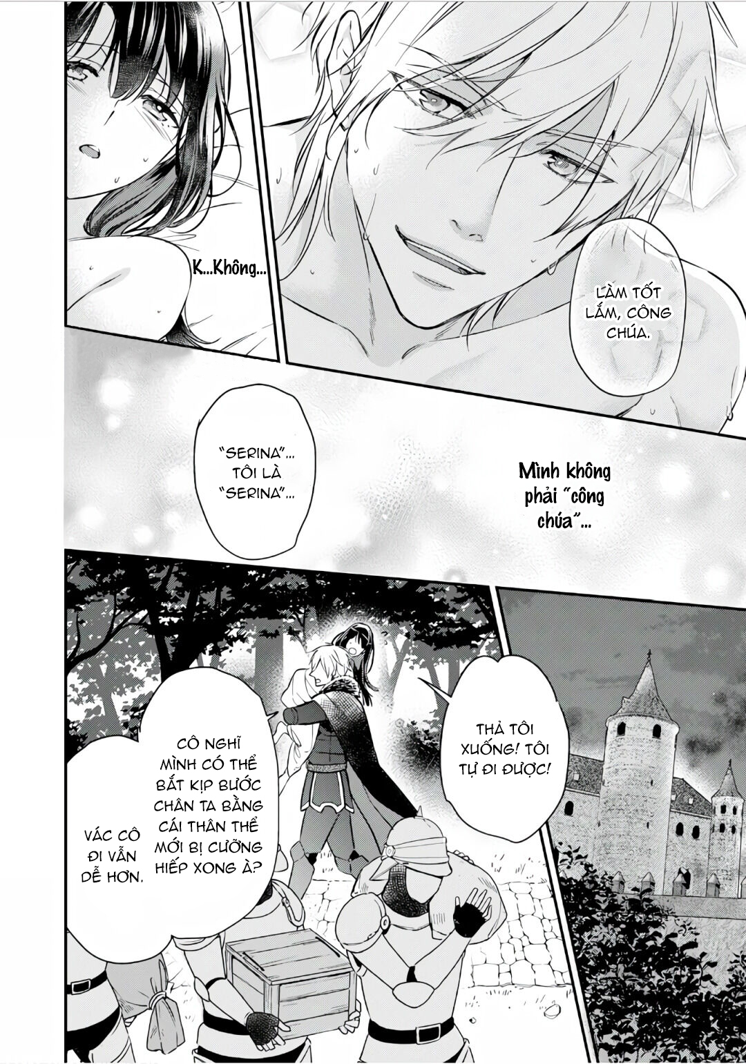 xuyên vào thế giới khác, trở thành thế thân cho công chúa rồi bị bạo chúa mang đi chapter 2.3 1