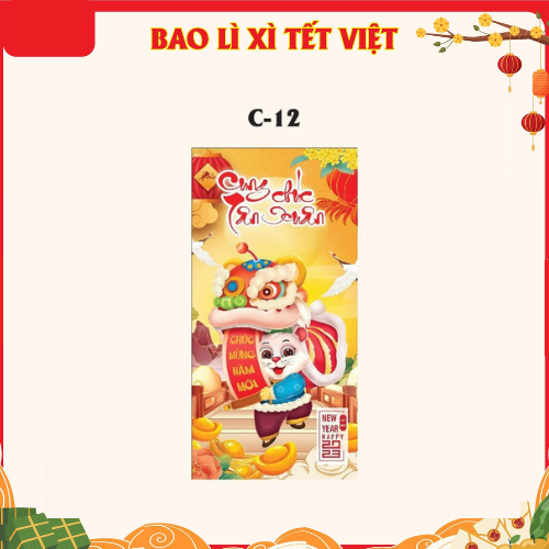 Bao Lì Xì 2023 Set 10 cái - C12