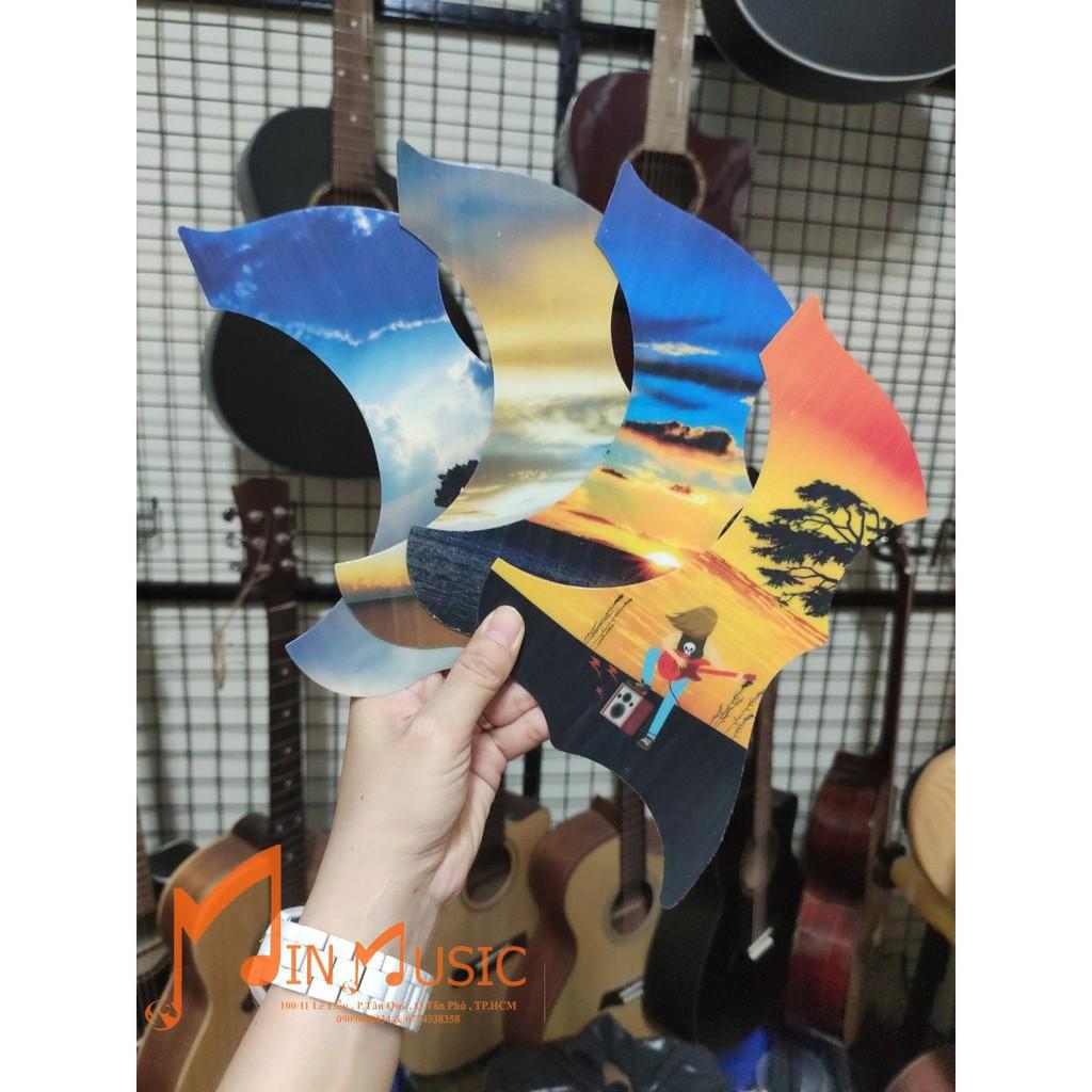 Miếng Dán Chống Xước Đàn Guitar Thùng Hình Thiên Nhiên 3D