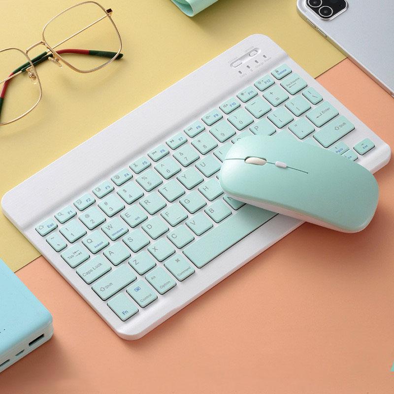 Nâng Cấp Máy Tính Không Dây Bàn Phím Và Chuột 11 12.9 10.5 Teclado Bluetooth Bàn Phím Và Chuột Không Dây Cho Android IOS Windows