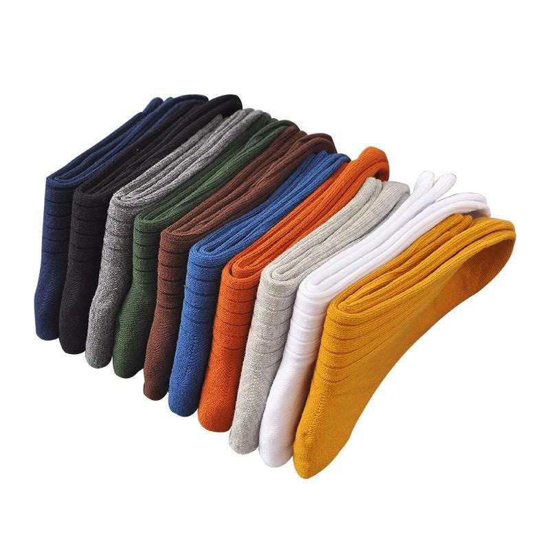 Vớ Tất Trơn Cao Nhật Hàng Cao Cấp Chất Cotton Xịn Kháng Khuẩn Freesize Nam Nữ Size Chân 36-44