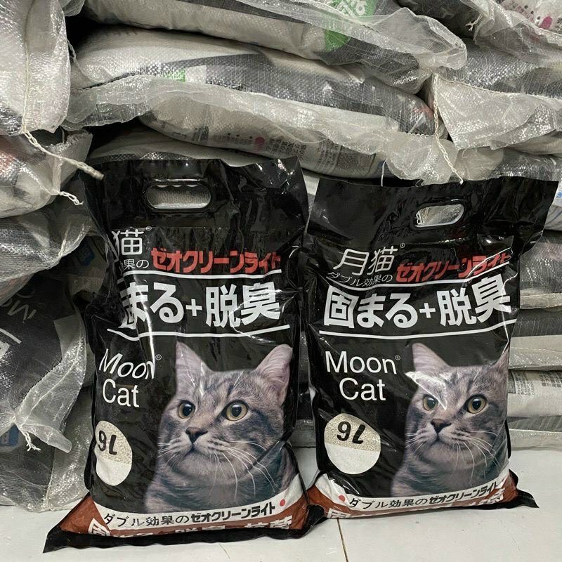 CÁT NHẬT ĐEN - CÁT VỆ SINH MOON CAT TÚI 9L