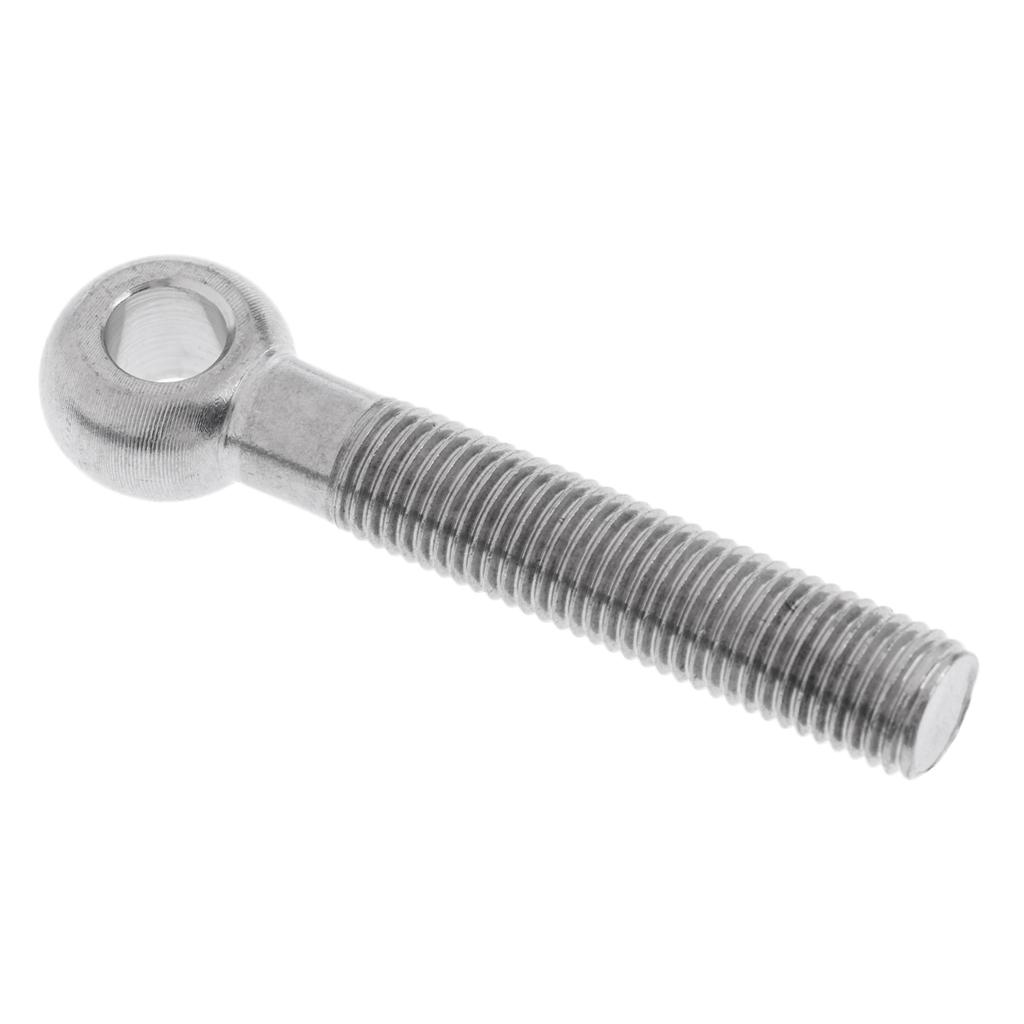 M16 x 60/70/80/90/100/110/120/150mm 304 Stainless Steel Threaded Eye Bolt - Strong & Durable