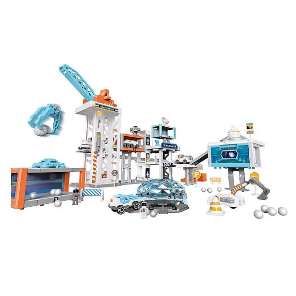 Bộ Đồ Chơi Trạm Nghiên Cứu Trên Sao Hỏa Kèm Set 6 Xe - VECTO VT934