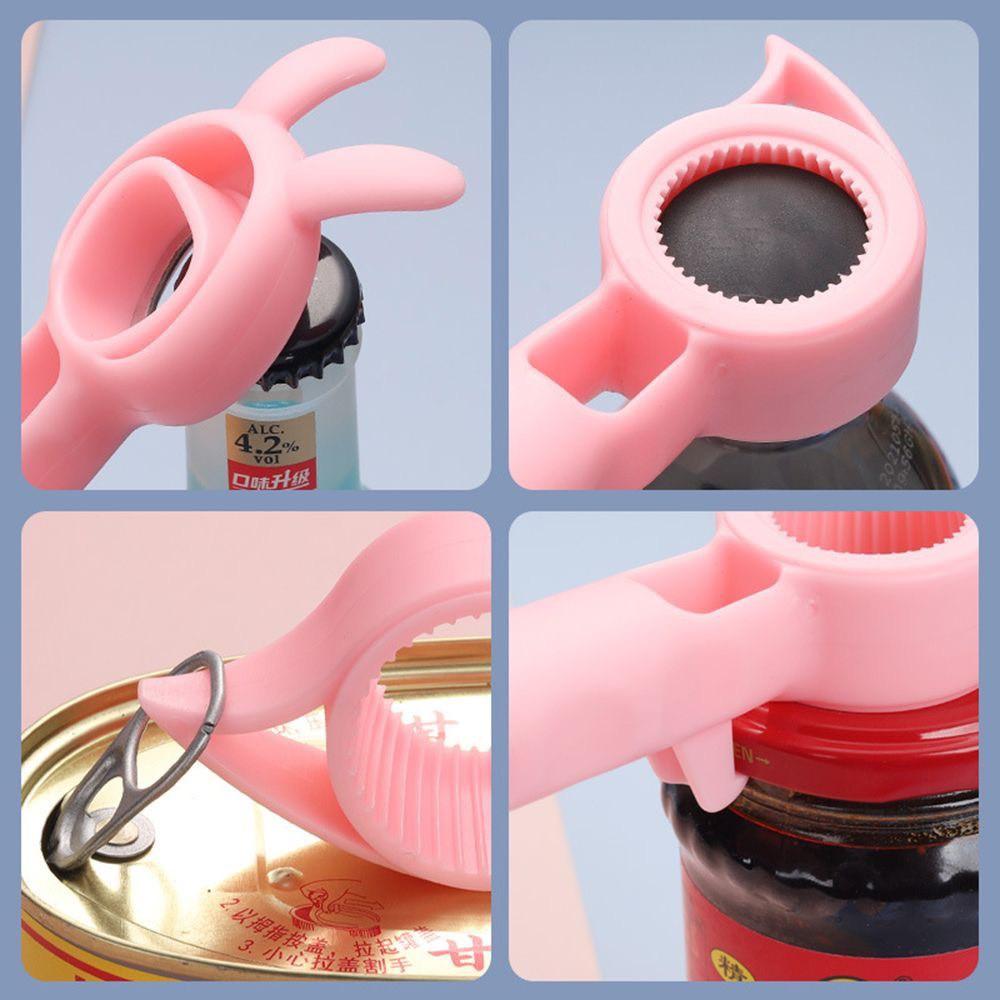 Dụng Cụ Mở Nắp Chai Bia, Nước Ngọt Đa Năng 4 Trong 1 Tiện Dụng Cho Mọi Nhà
