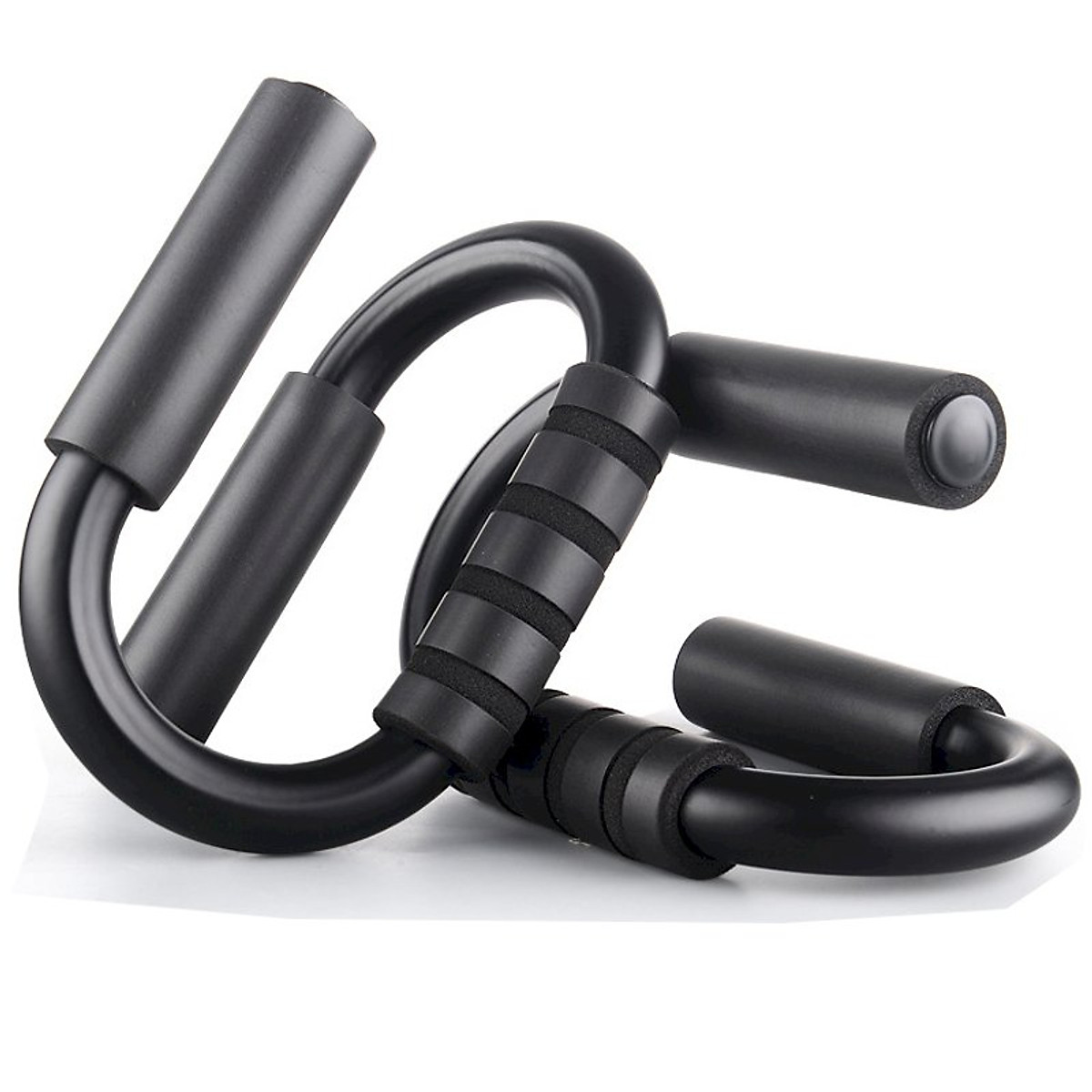 Dụng Cụ Tập Hít Đất Cầm Tay Thép Cứng Cao Cấp – Đen - mi02 - Dụng Cụ Chống Đẩy miDoctor