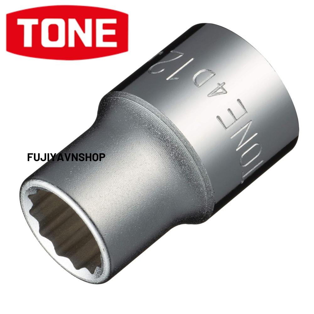 Đầu tuýp 12 cạnh ngắn Tone HP4D-12 ra đầu lục giác 12mm