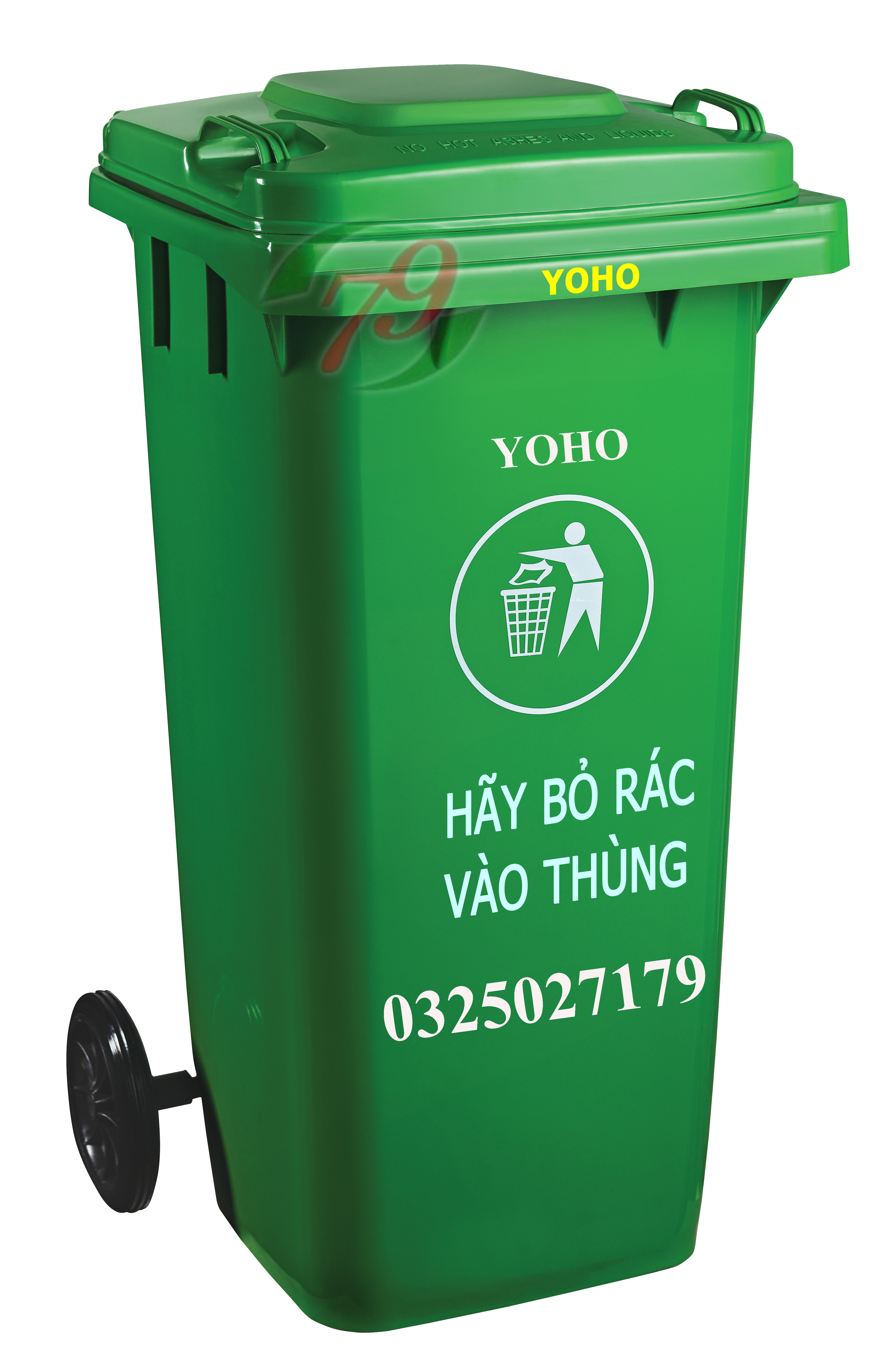 Thùng rác nhựa HDPE 120L