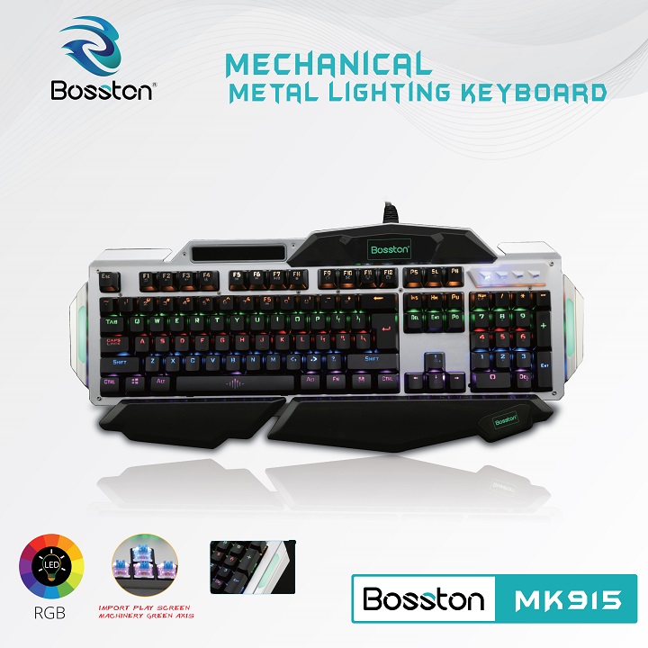 Phím Cơ Bosston MK915 Chuyên Gaming - HN - HÀNG CHÍNH HÃNG