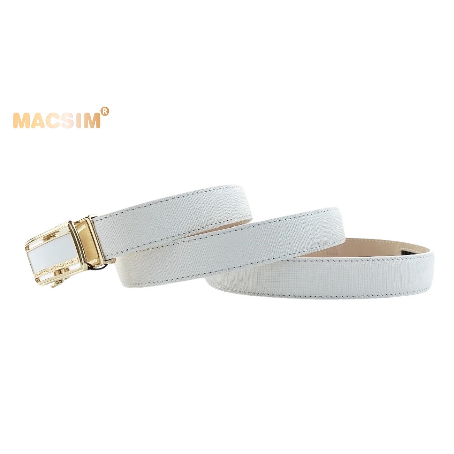 Thắt lưng nữ da thật cao cấp nhãn hiệu Macsim MS005