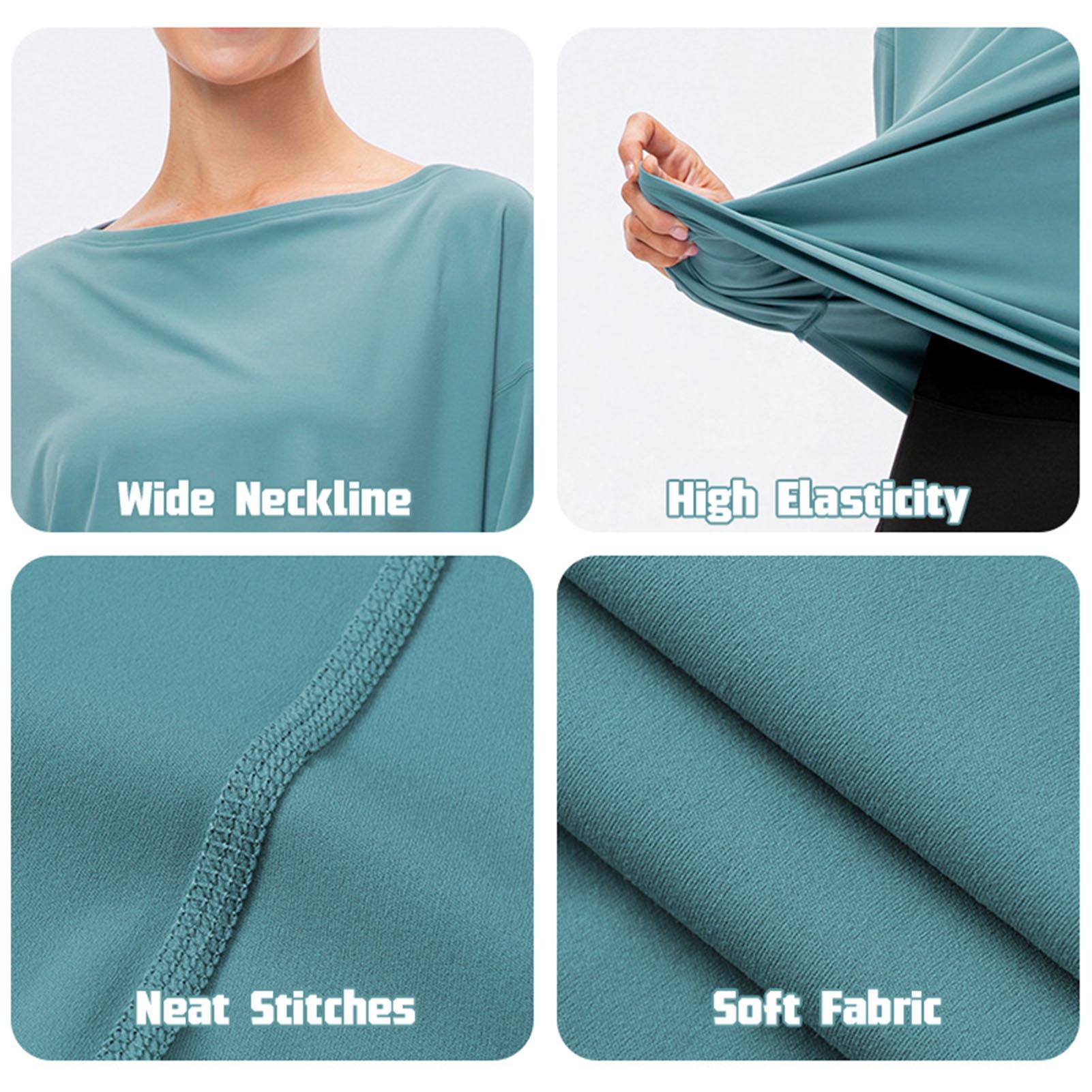 Áo thun thoáng khí cho nữ tập thể dục, yoga dài tay