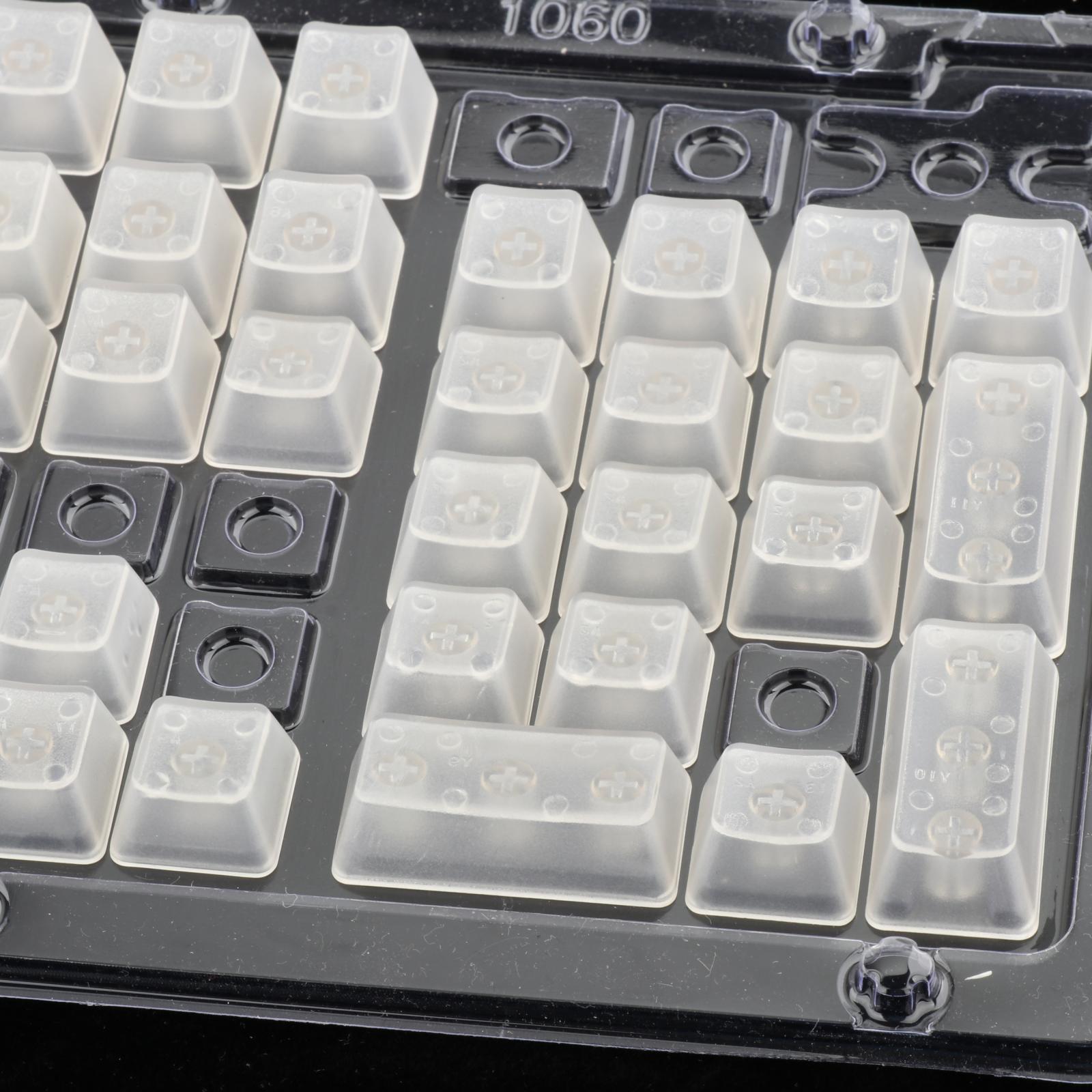 DIY Fully Transparent Keycaps Mechanical ABS for CHERRY / Switches