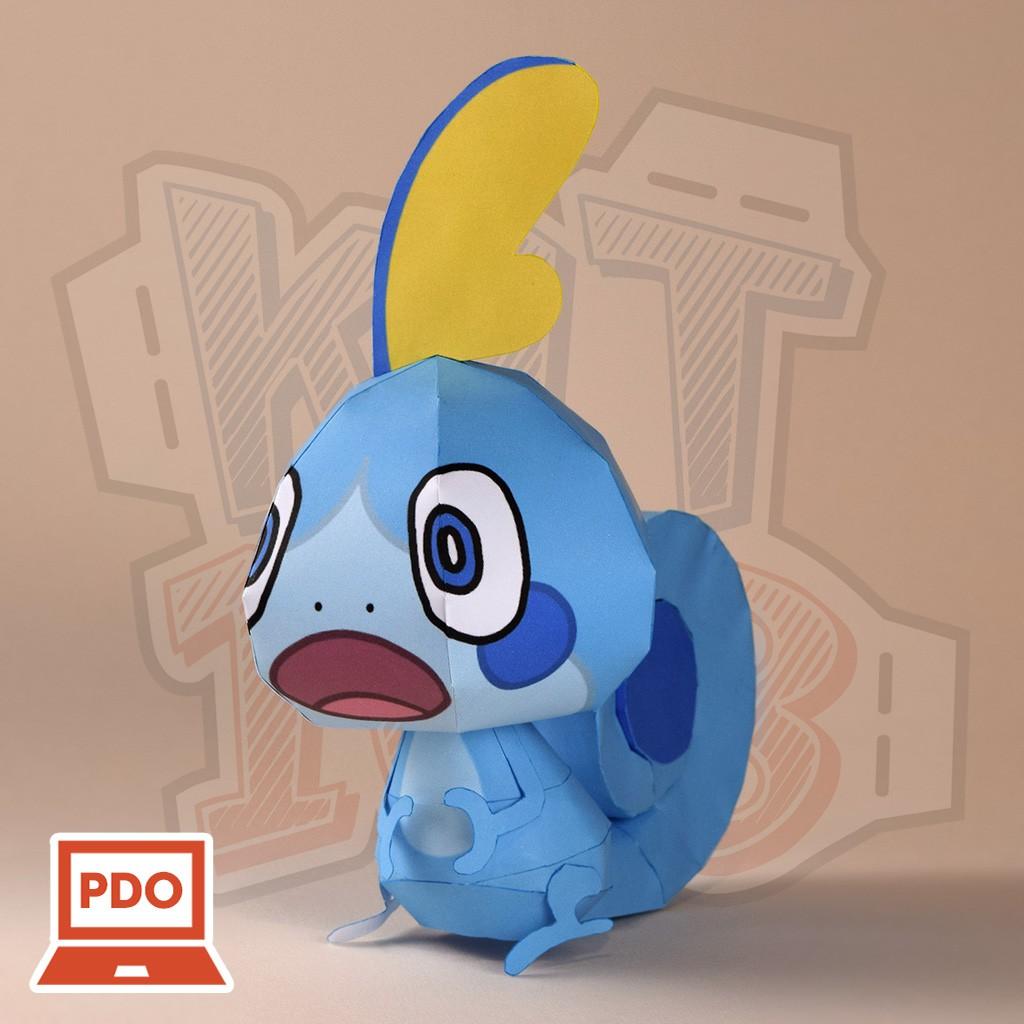 Mô hình giấy Anime Game Pokemon Sobble