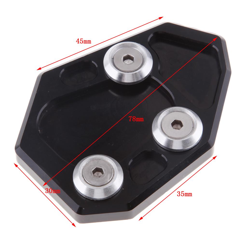 Motorcycle Kickstand Side Stand Extension Pad For BMW F800R 2009 2010 2011 2012 2013 2014