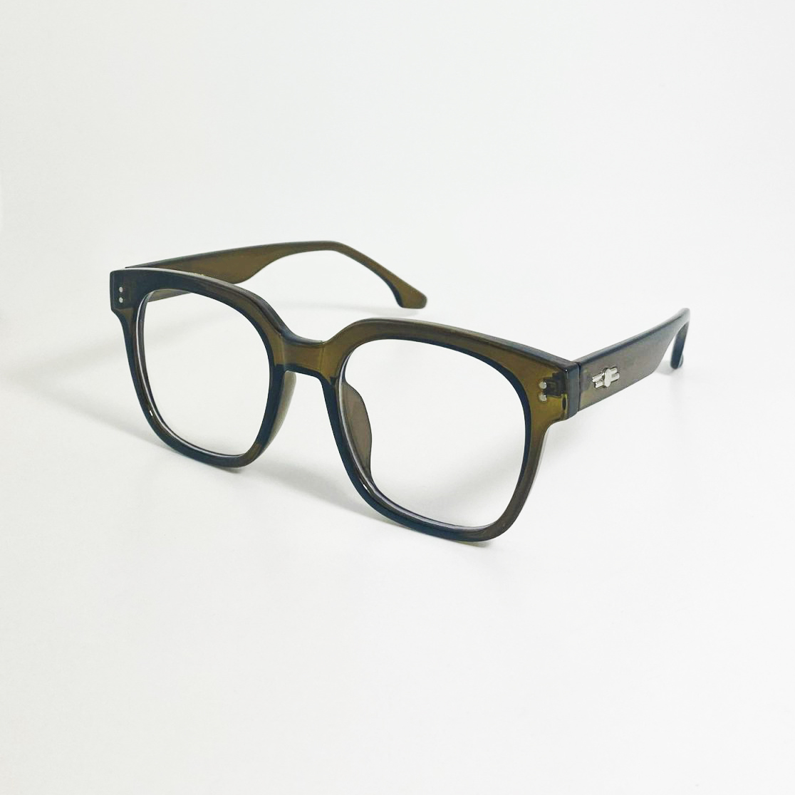 Mắt kính giả cận cao cấp JJUNA315 gọng nhựa dành cho cả nam và nữ - Tròng kính kiểu dáng mới lạ phù hợp với mọi lứa tuổi