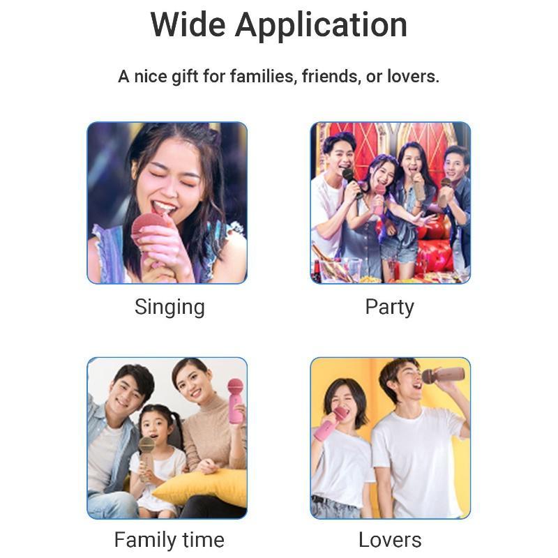 Micro không dây cầm tay kết nối Bluetooth tương thích với điện thoại và máy tính bảng