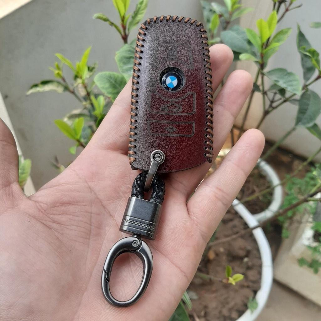 Bao da chìa khoá BMW series 3 Da Bò thật bảo hành 2 năm,