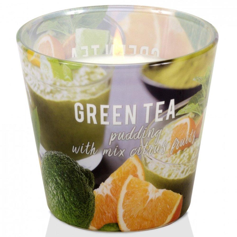 Ly nến thơm tinh dầu Bartek Green Tea 115g QT04964 - matcha trà xanh, nến trang trí, thơm phòng, thư giãn, khử mùi (giao mẫu ngẫu nhiên)