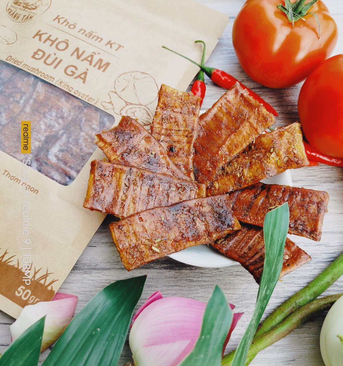 KHÔ NẤM KT- KHÔ NẤM ĐÙI GÀ KHÁNH TÂM NHIỀU DINH DƯỠNG GÓI 50GR