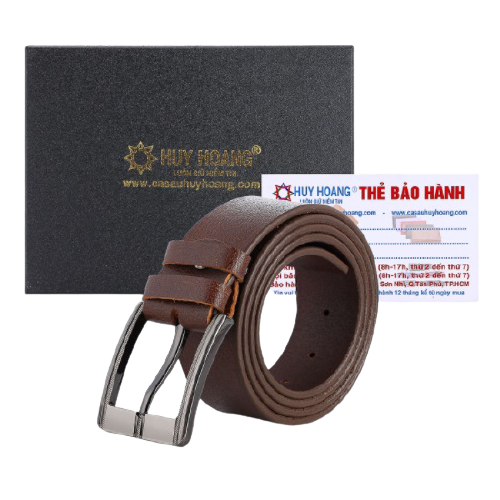 HJ4137-38-39 - Dây nịt nam Huy Hoàng bát gài 4P màu da, đen, nâu