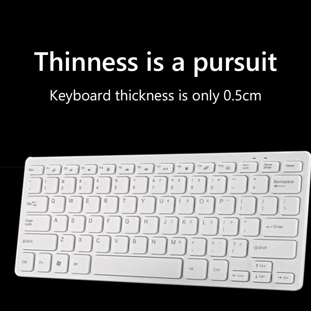 Bàn Phím Không Dây 2.4G Chuột Sản Phẩm Bộ Bàn Phím Siêu Bàn Phím Chơi Game Không Dây Cho Máy Tính Văn Phòng Máy Tính Laptop