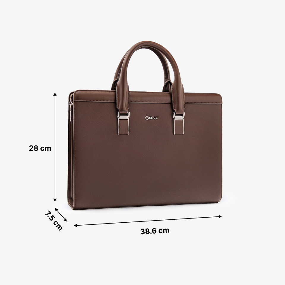 Túi Xách Công Sở Nam Da Bò Sanffiano CDX14