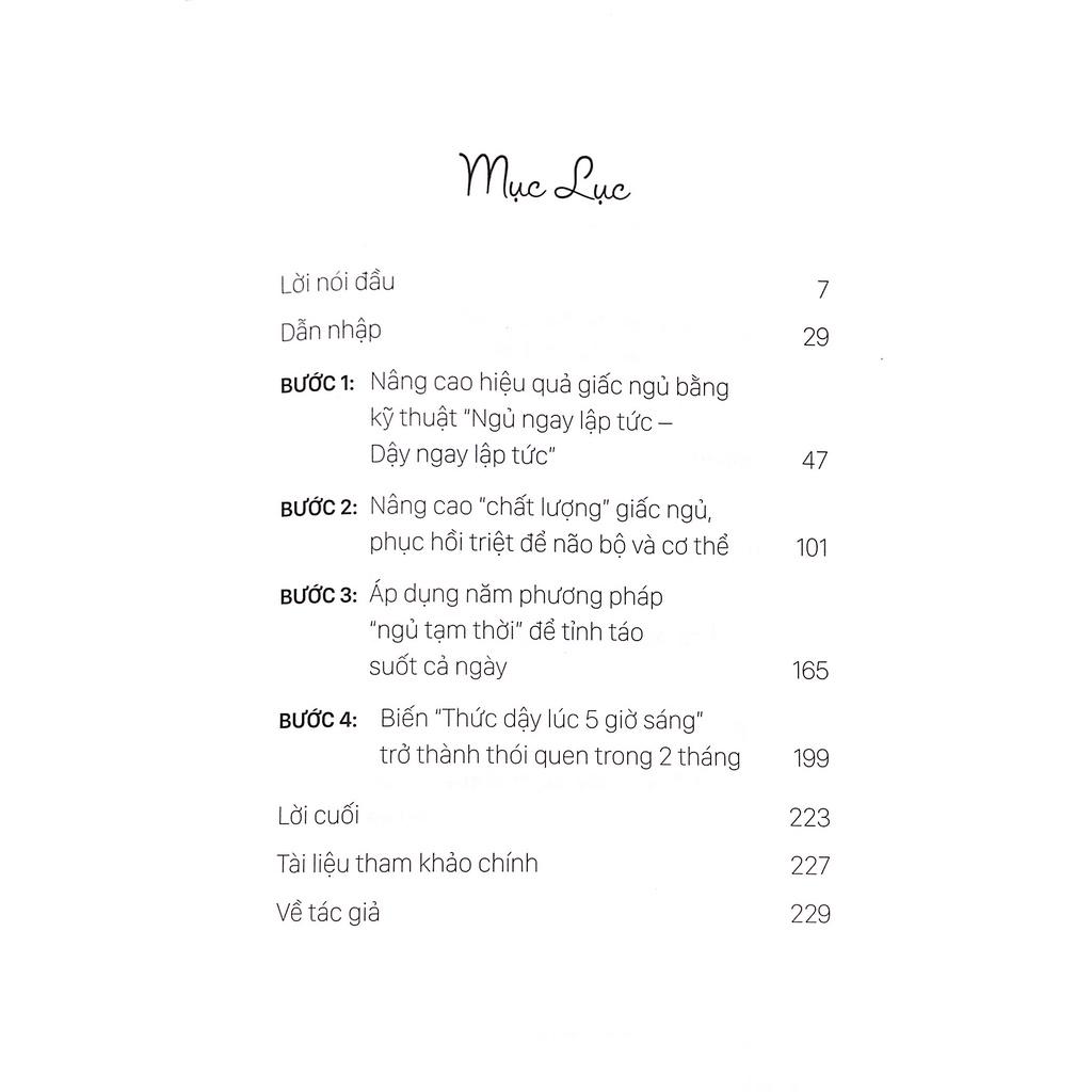 Sách - Ngủ ít vẫn khỏe - 5 tiếng là đủ sao phải là 8 - Thái Hà
