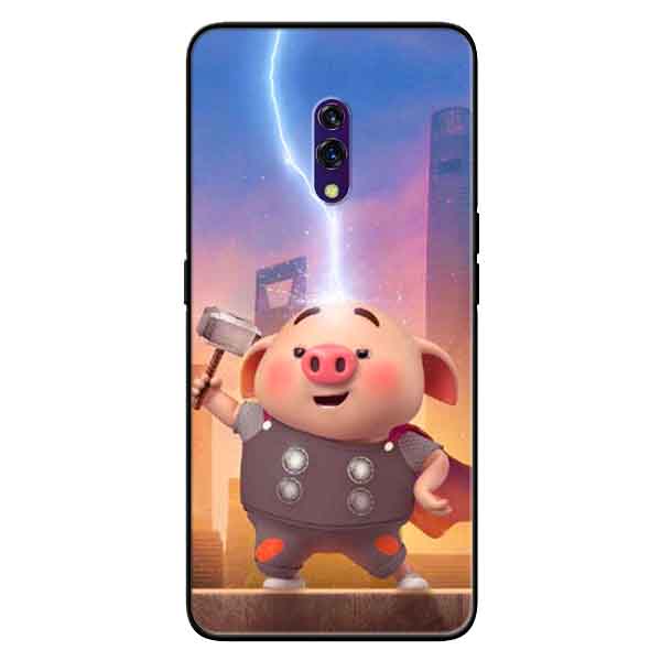 Ốp lưng in cho Oppo K3 Mẫu Heo Tho