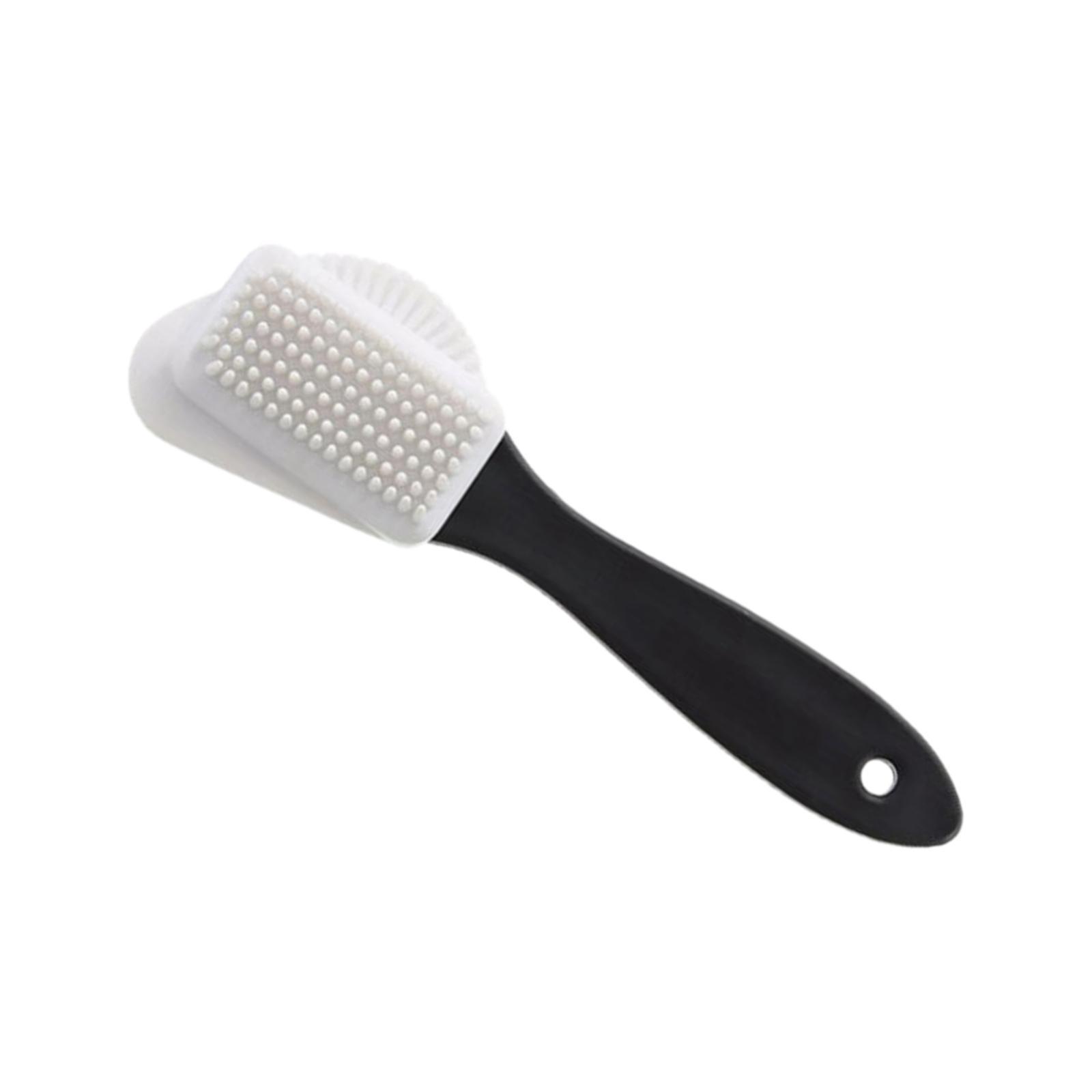 Portable Cleaning Brush 3 Side Shoe Brush Laundry Brush for Suede Snow Boot