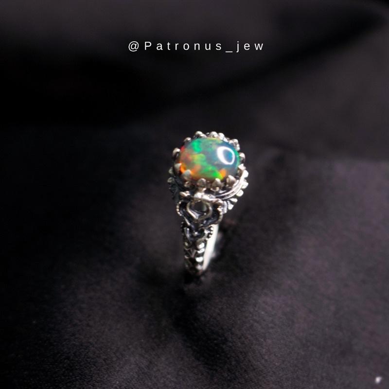 Nhẫn Black Opal Vintage NBOV22A Patronus