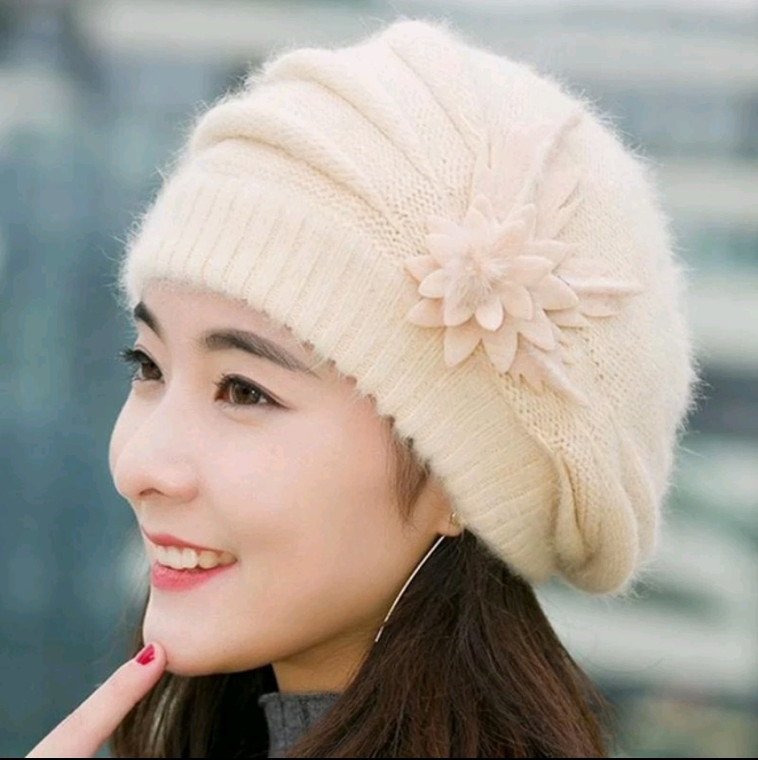 Nón len nữ mũ len nữ thu đông noel quà tặng ý nghĩa ấm áp Chất liệu len 2 lớp dona23110701