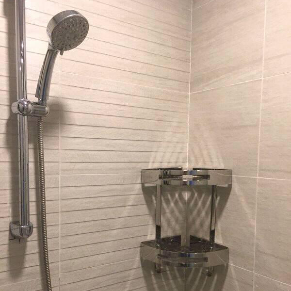 Kệ góc đôi để xà bông phòng tắm AIZA inox 304