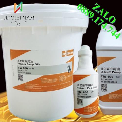 Dầu bơm hút chân không Busch VG100, VM100