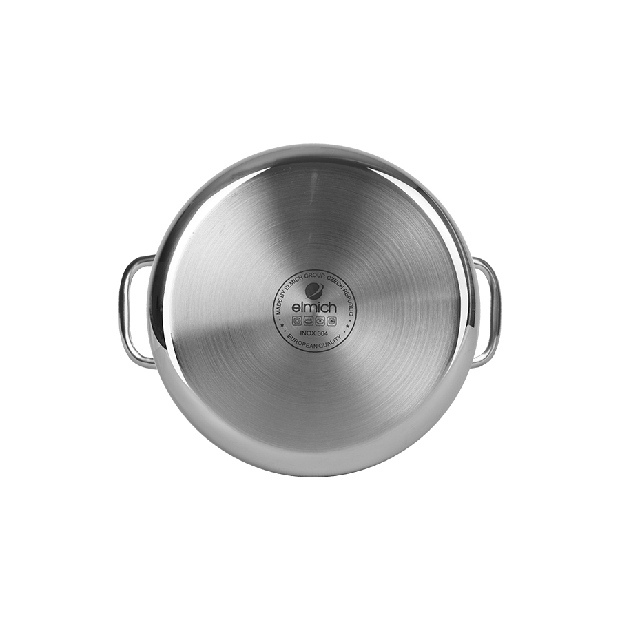 Nồi luộc gà inox 3 lớp đáy liền Elmich Trimax Classic 2410OL size 28cm