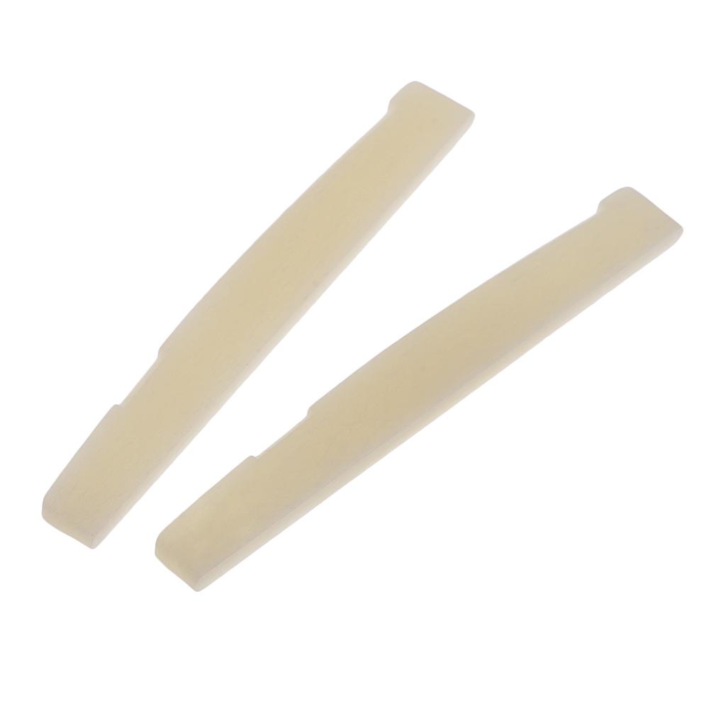 Sunnimix Âm Dân Gian Đàn Guitar Accs Dây Cầu Yên Ngựa Xương Cắt Bồi Thường 72X9X3 Mm