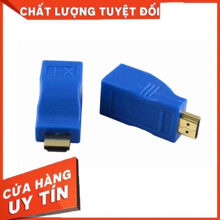 Bộ kéo dài HDMI qua LAN 30m qua cáp mạng Cat5E,6 chuẩn RJ45 ARIGATO - Hàng Chính Hãng