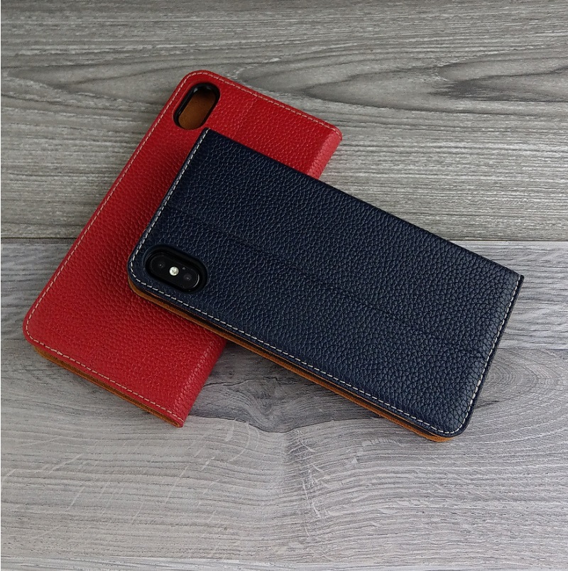 Bao Da dành cho Iphone Xs Max Da Bò