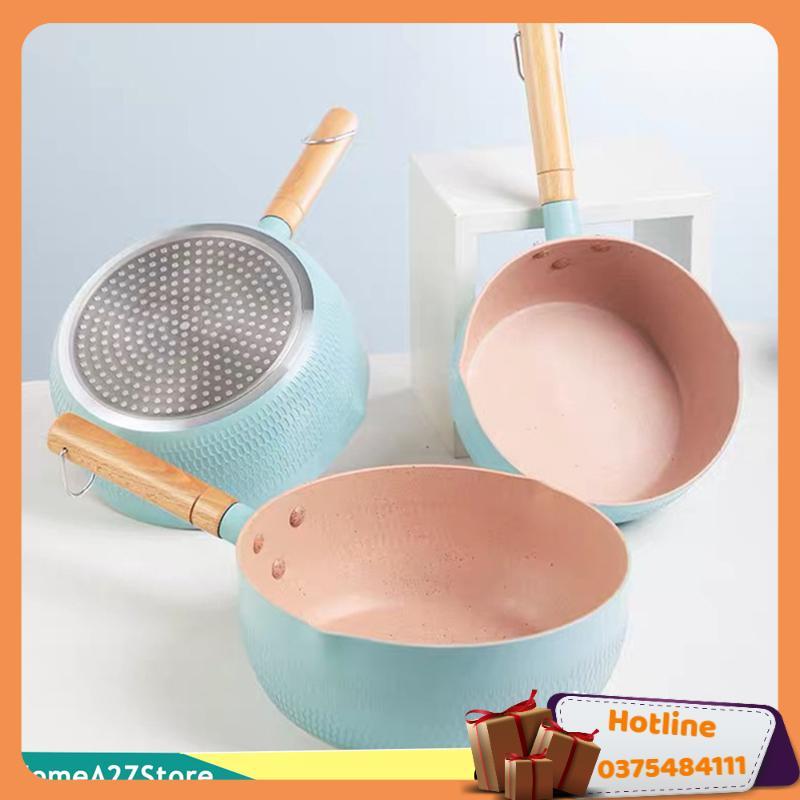 Nồi  Chảo Sâu Lòng Chống Dinh Đáy Từ Với Vân Tổ Ong - Hàng Loại 1