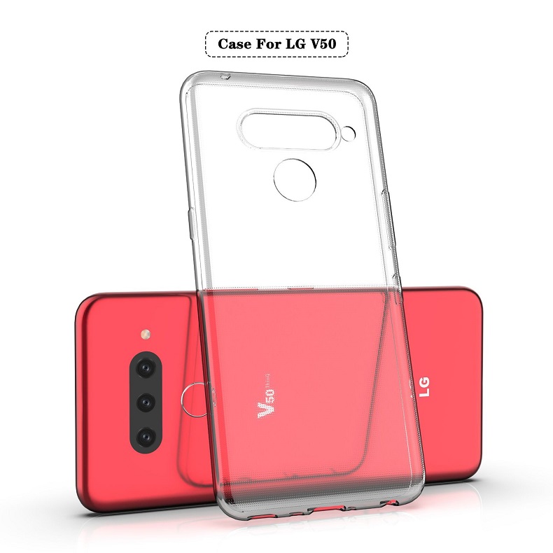 Ốp lưng dành cho LG V50 silicon dẻo trong suốt Loại A+