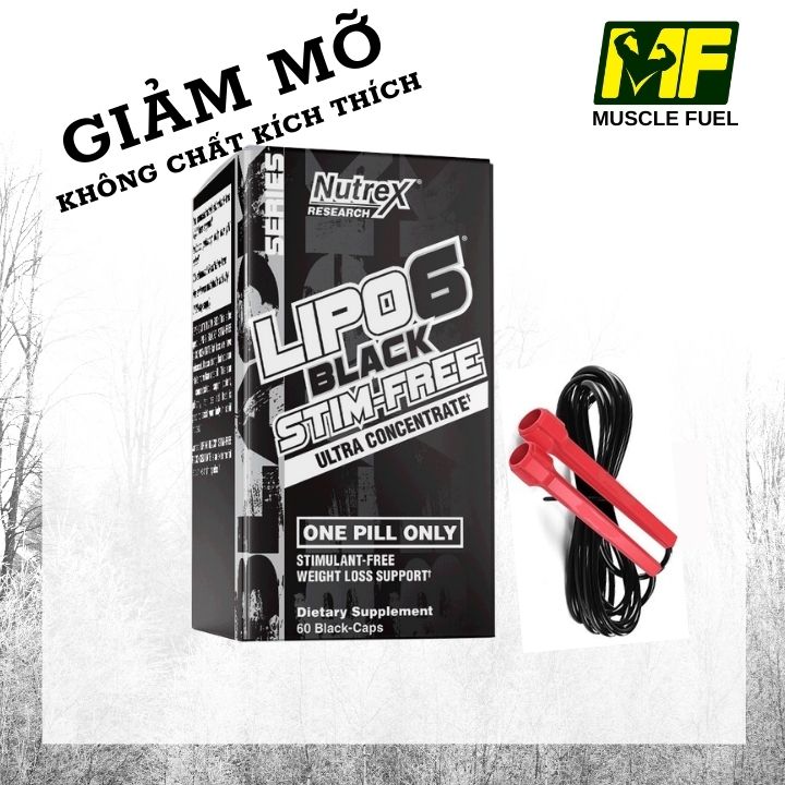 Lipo-6 Black Stim-free – Giảm cân không chất kích thích