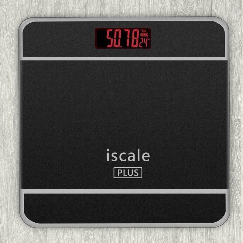 Cân sức khỏe Iscale Plus Tặng kèm thước dây (Màu ngẫu nhiên) - Hàng Chính Hãng