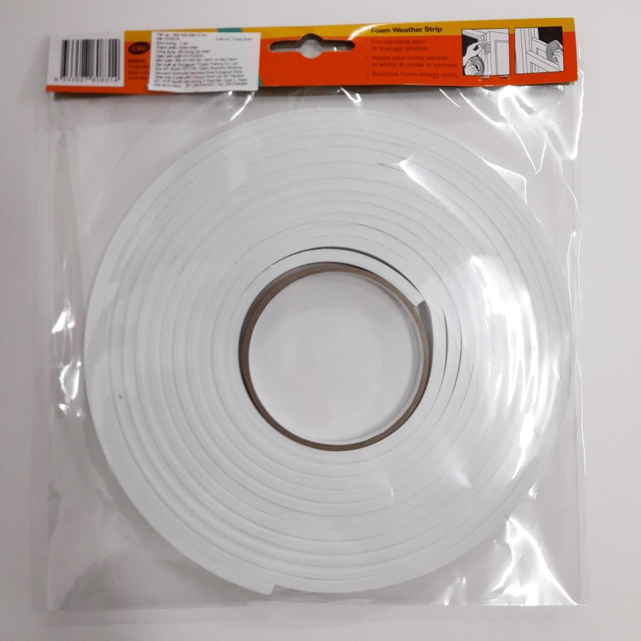 Mút Xốp Đệm Dán Khe Cửa 5.5m Uncle Bills HY0319