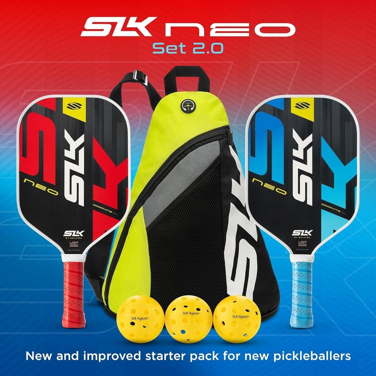 Set vợt Pickleball SLK Neo 2.0 Hàng chính hnagx