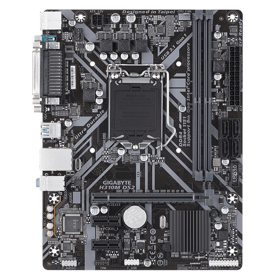 Bo Mạch Chủ Mainboard GigaByte H310M DS2 Socket LGA 1151-v2 - Hàng Chính Hãng