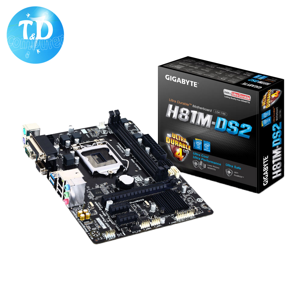 Mainboard Gigabyte H81M D2S Socket 1150 VGA DDR3 - Hàng chính hãng Viễn Sơn phân phối