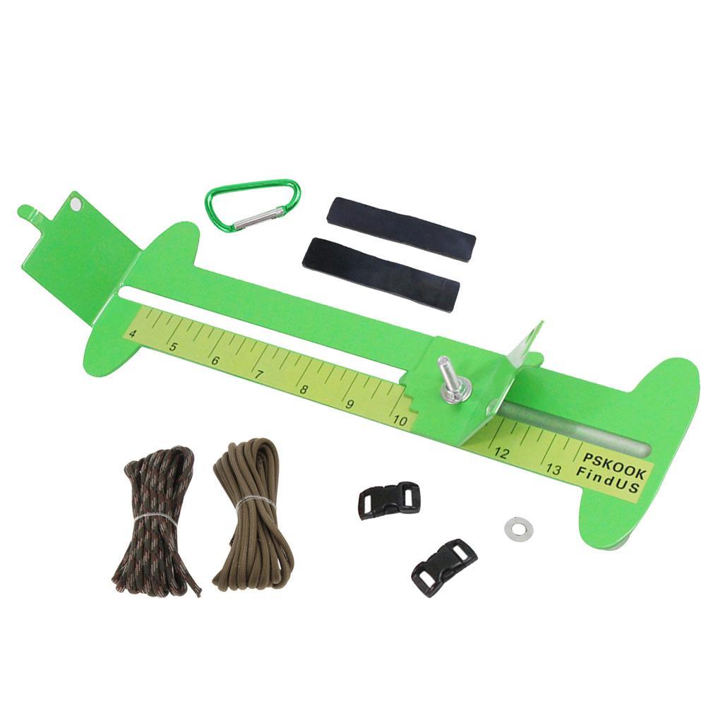 Stainless Steel Jig Craft Paracord Bracelet Making Rack Braid Tools with carabiner buckle