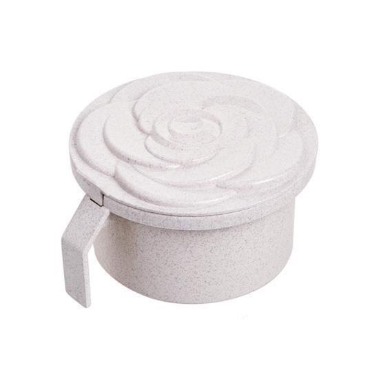 Hộp Đựng Gia Vị Lúa Mạch Kiểu Dáng Hoa Hồng Tiện Lợi